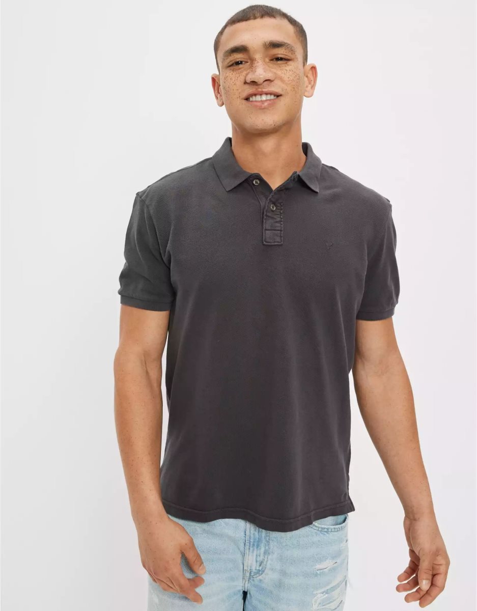 Polos American Eagle AE Super Soft Legend Pique Multicolore Homme | TKM-42742971